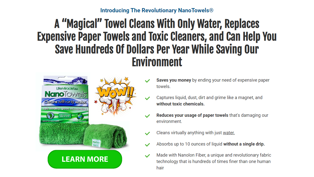 Check out these brilliant Nano Towels!