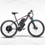 Vfamky 1000W Electric Mountain Bike with Suspension