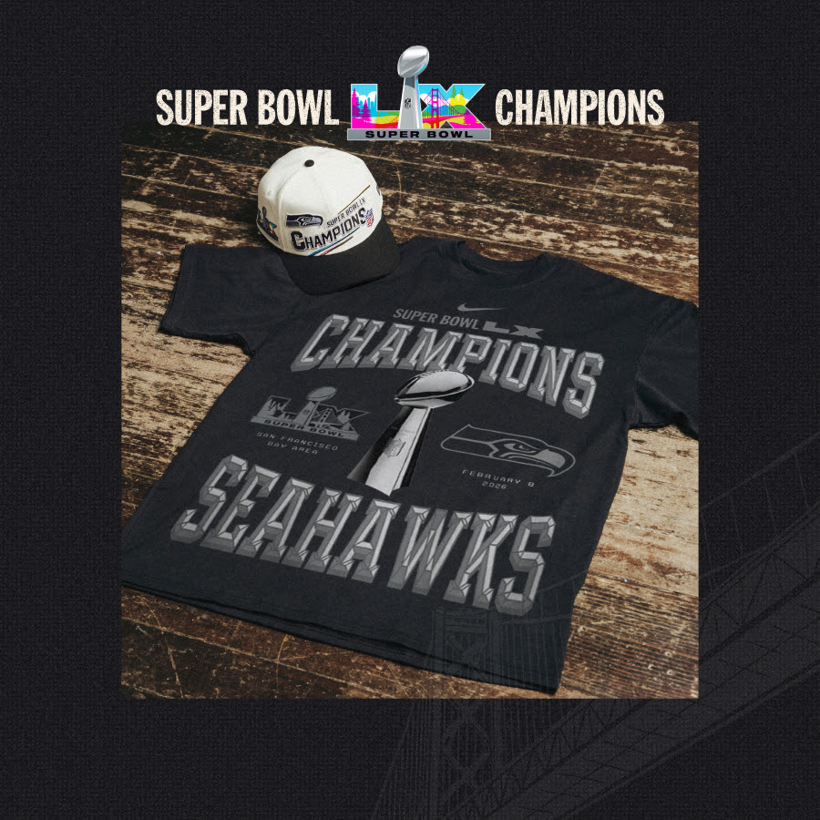 Seattle Seahawks Super Bowl Champs Gear at Fanatics