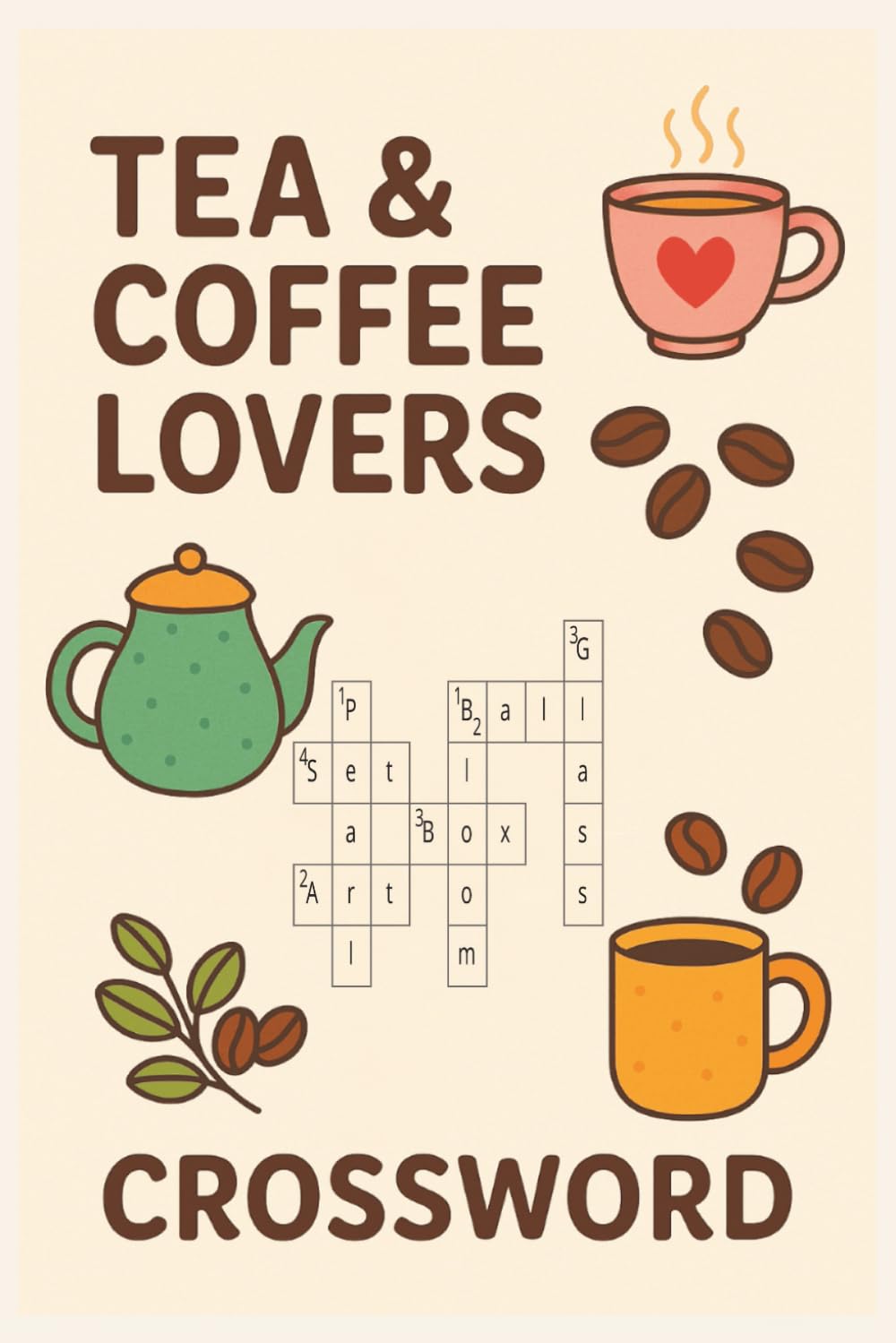 Tea and Coffee Crossword Puzzle Book