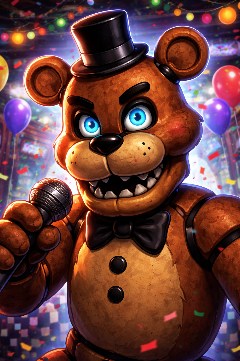 Freddy Fazbear from Five Nights at Freddy&rsquo;s in a fun