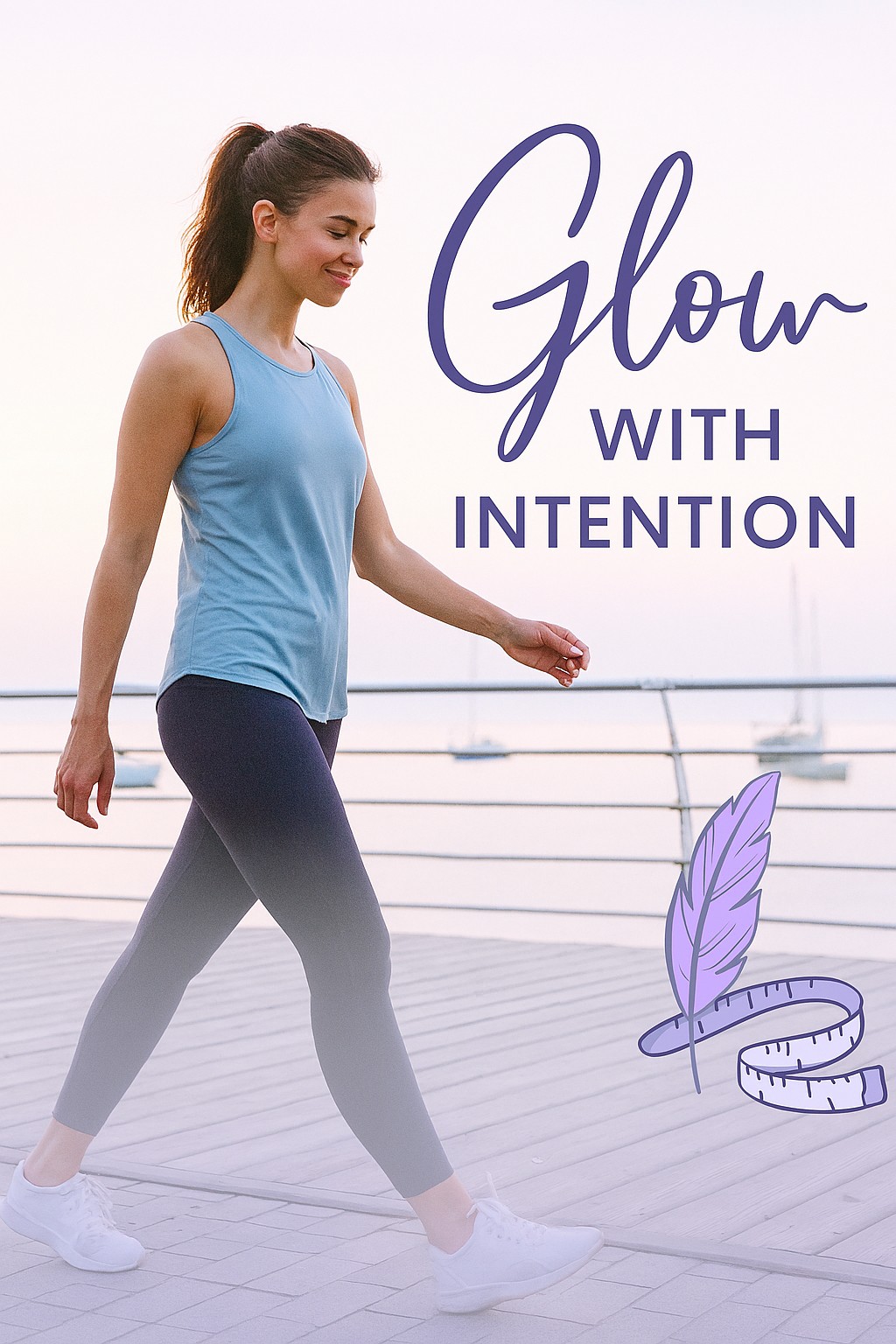 Woman Walking with Intention