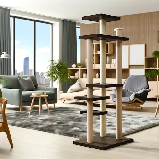 cat trees and cat towers